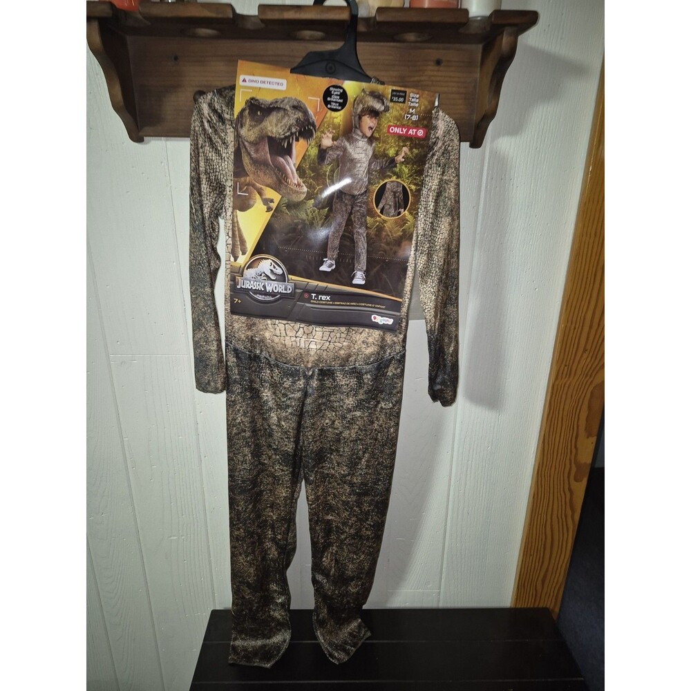 Jurassic World T-Rex Child Costume Size Medium 7/8 NWT Disguise Brand